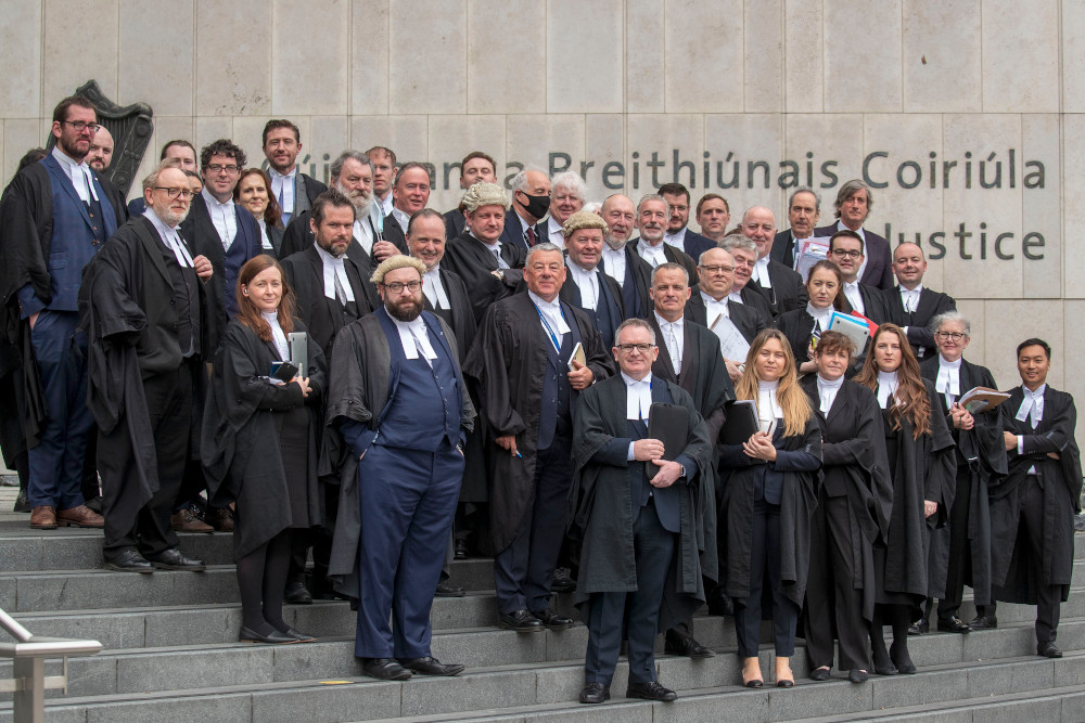 Barristers mount second legal aid protest at Criminal Courts of Justice