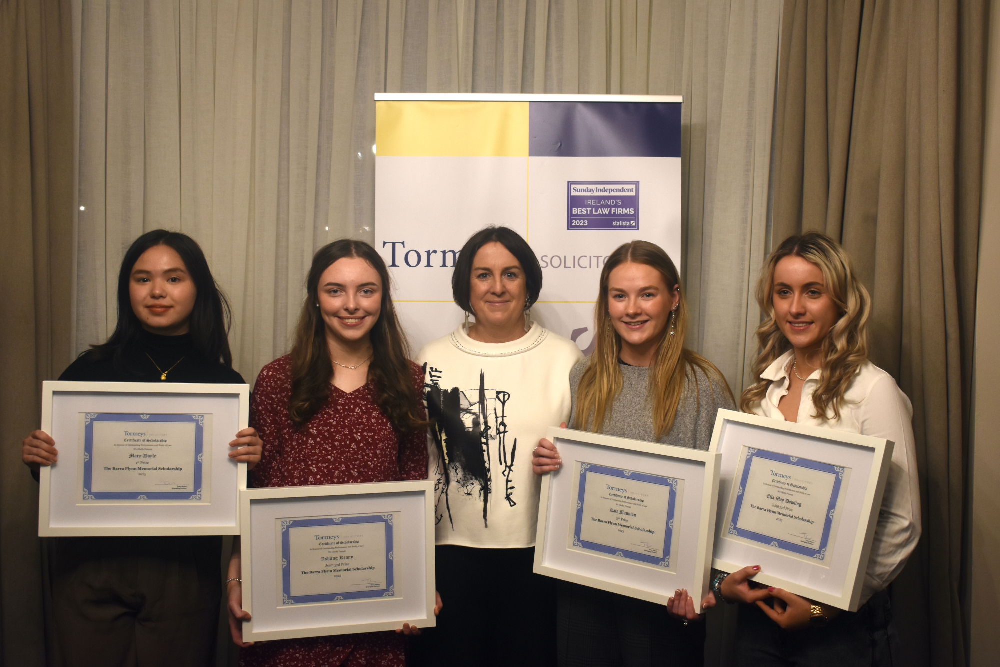 Tormeys presents local scholarships for 31st year running