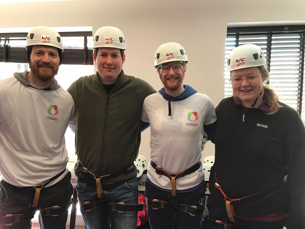 #InPictures: Wilson Nesbitt team abseils for Law Society's chosen charity