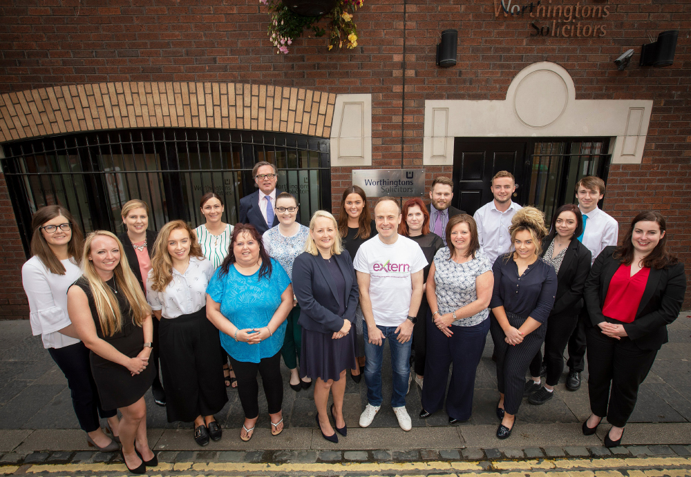 NI: Worthingtons Solicitors names Extern Group as charity partner of the year