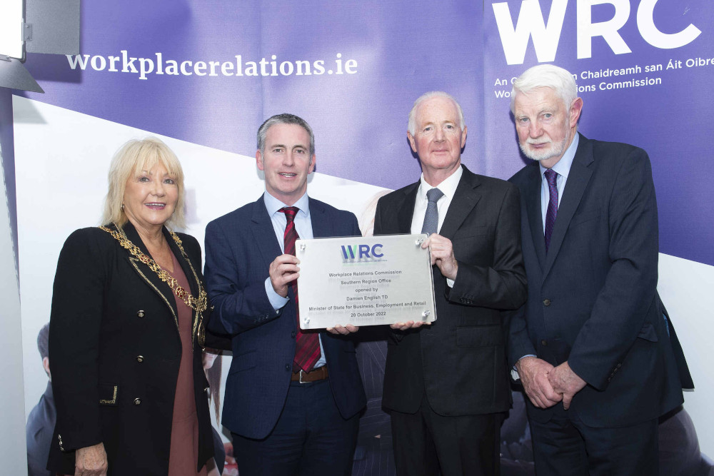 Ribbon cut at Workplace Relations Commission's new Cork office